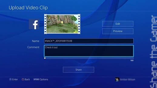 PS4 Video / Gameplay Edit and Upload