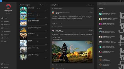 Xbox and Windows 10 Integration