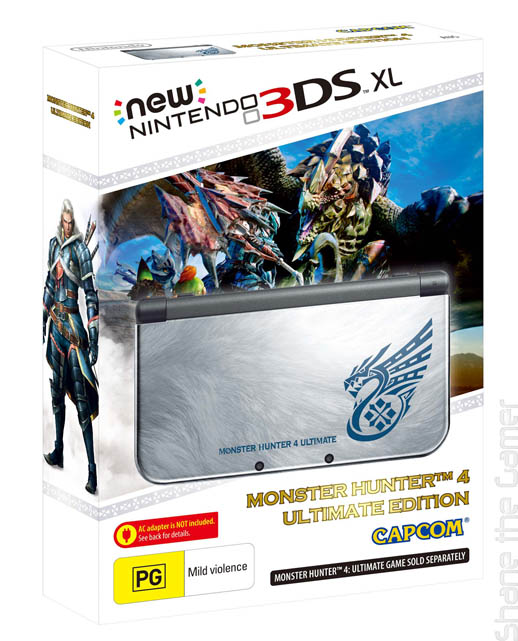 New Nintendo 3DS XL HW Monster Hunter 4 Ultimate Edition