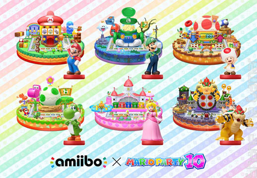 amiibo x Mario Party 10 art