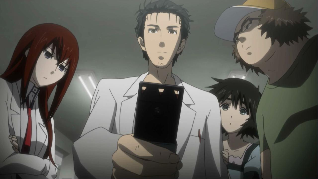 steinsgate-06-everyone-okarin-kurisu-mayuri-itaru-cell_phone