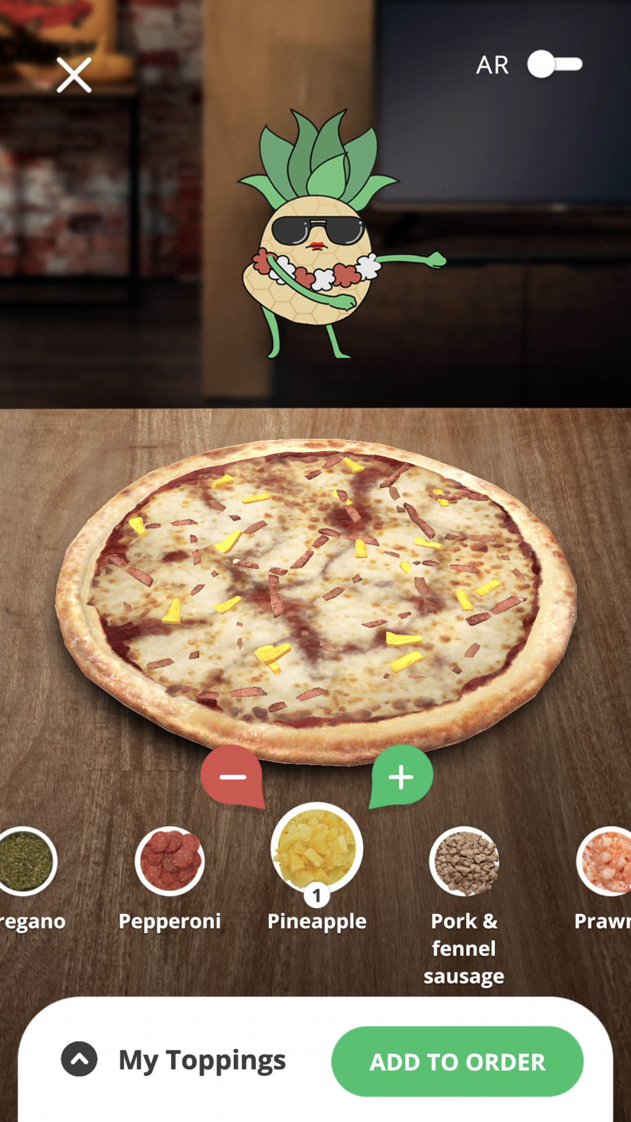 Dominoes AR Chef App