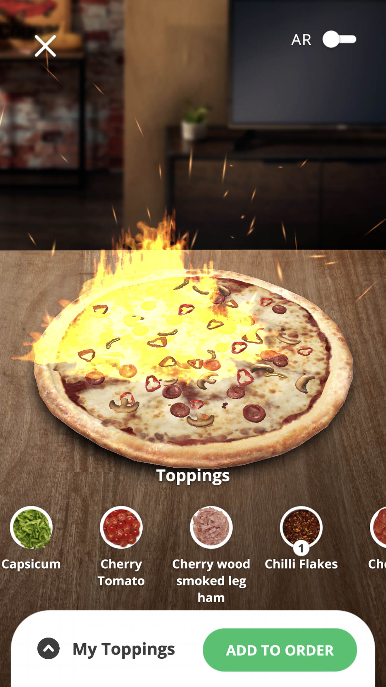 Dominoes AR Chef App