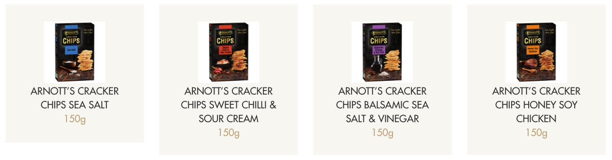 Arnotts Cracker Chips