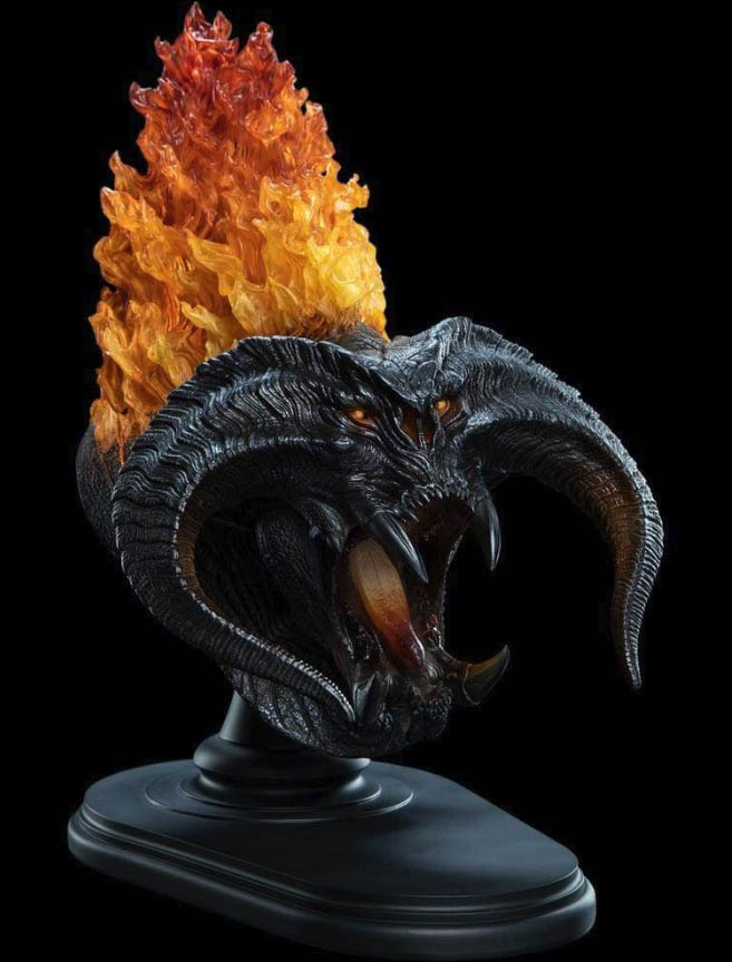 THE LORD OF THE RINGS - THE BALROG (FLAME OF UDUN) CREATURE BUST