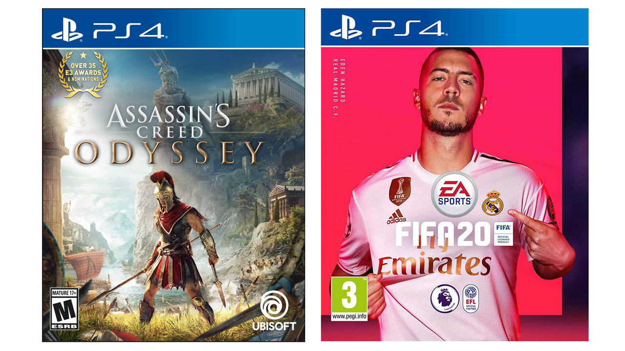 Assassins Creed: Odyssey and FIFA 20