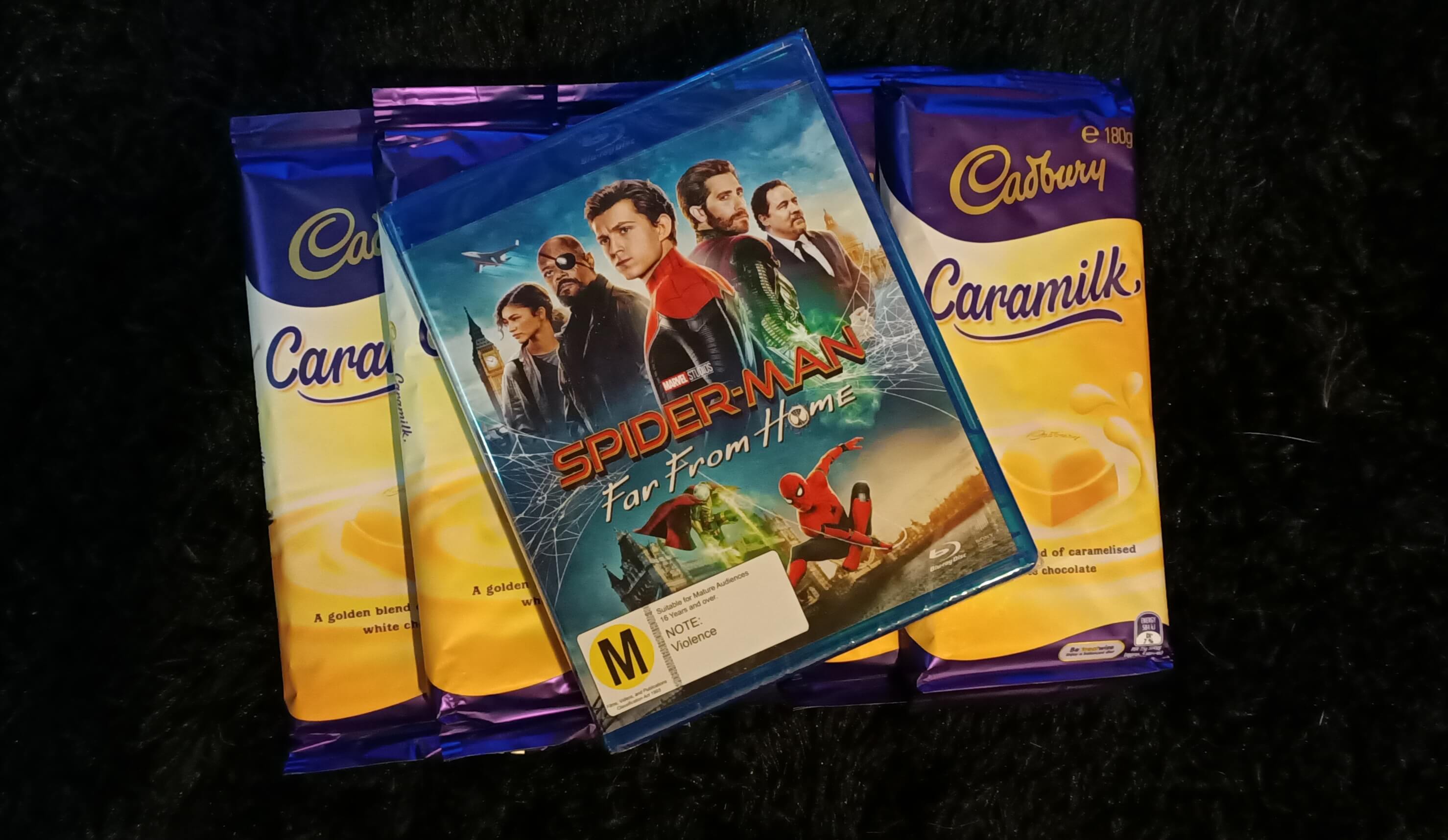 Spider-Man Far From Home & Cadbury Caramilk