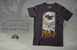 Bungie Eyes Up Guardians Australia Fire T-Shirt