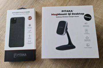 Pitaka Mag Case and Qi Desktop Mag Charger