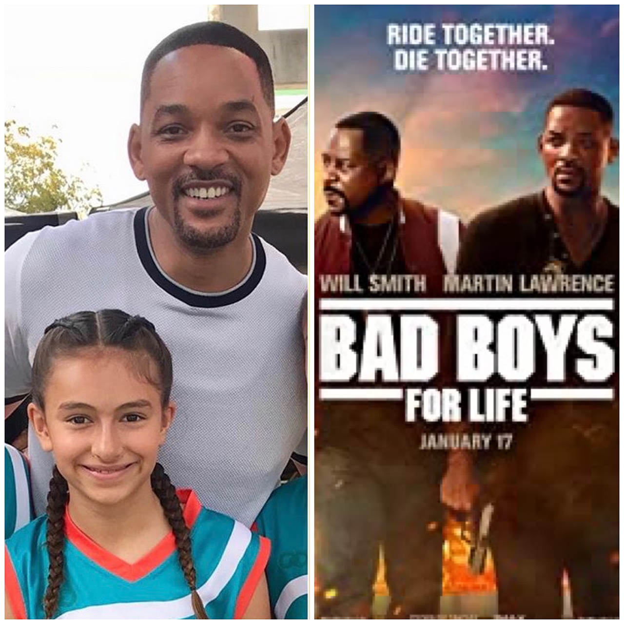 Kiley Opsal with Will Smith