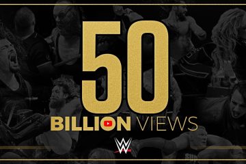 WWE 50B Views on YouTube Channel