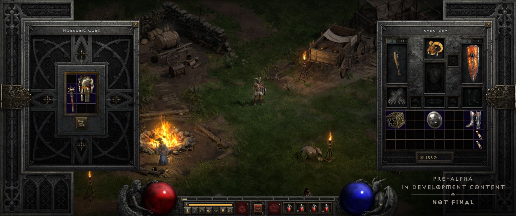 Diablo II Resurrected Cube With Inventory