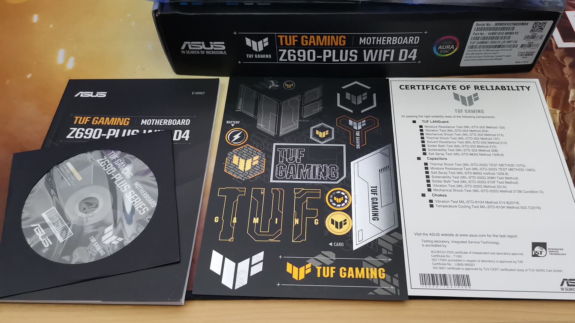 ASUS TUF Gaming Z690-PLUS WIFI D4