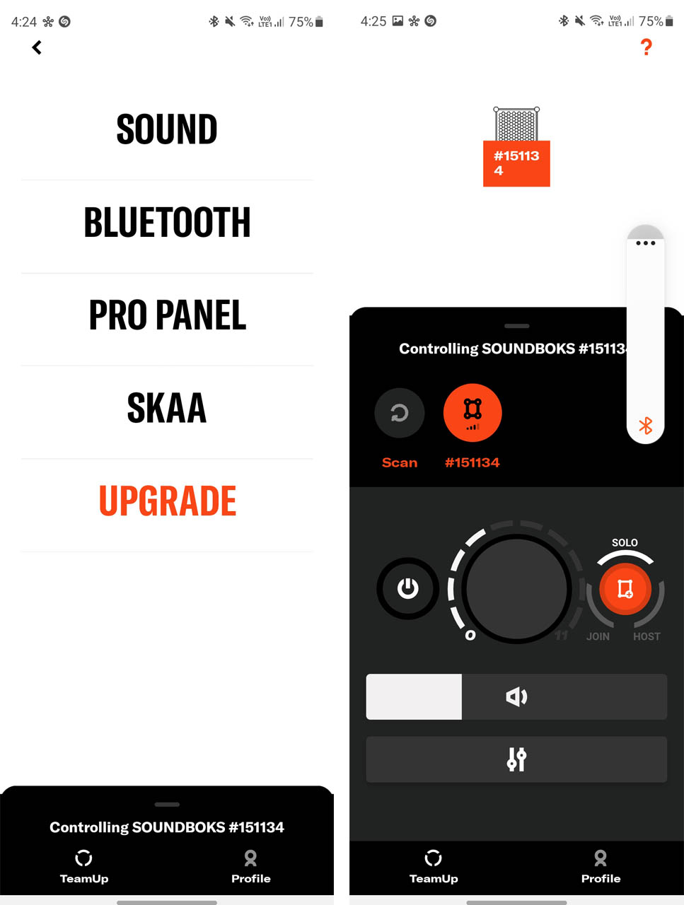 Soundbok Performance Speaker app