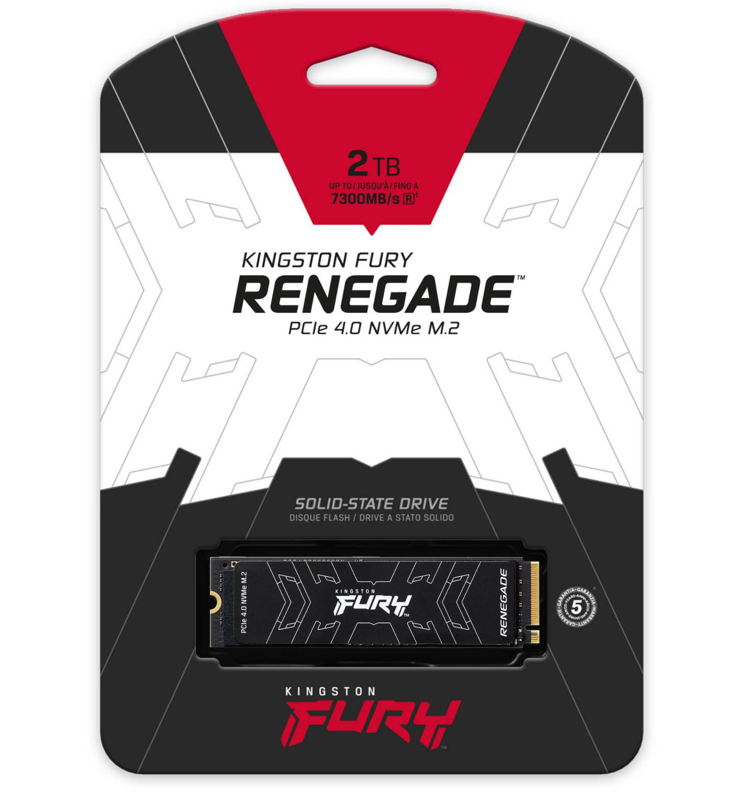 Kingston FURY Renegade 2TB PCIe Gen 4 NVMe M2 SSD