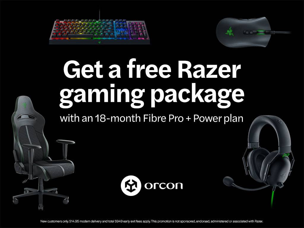 Orcon Razer Gaming Pack