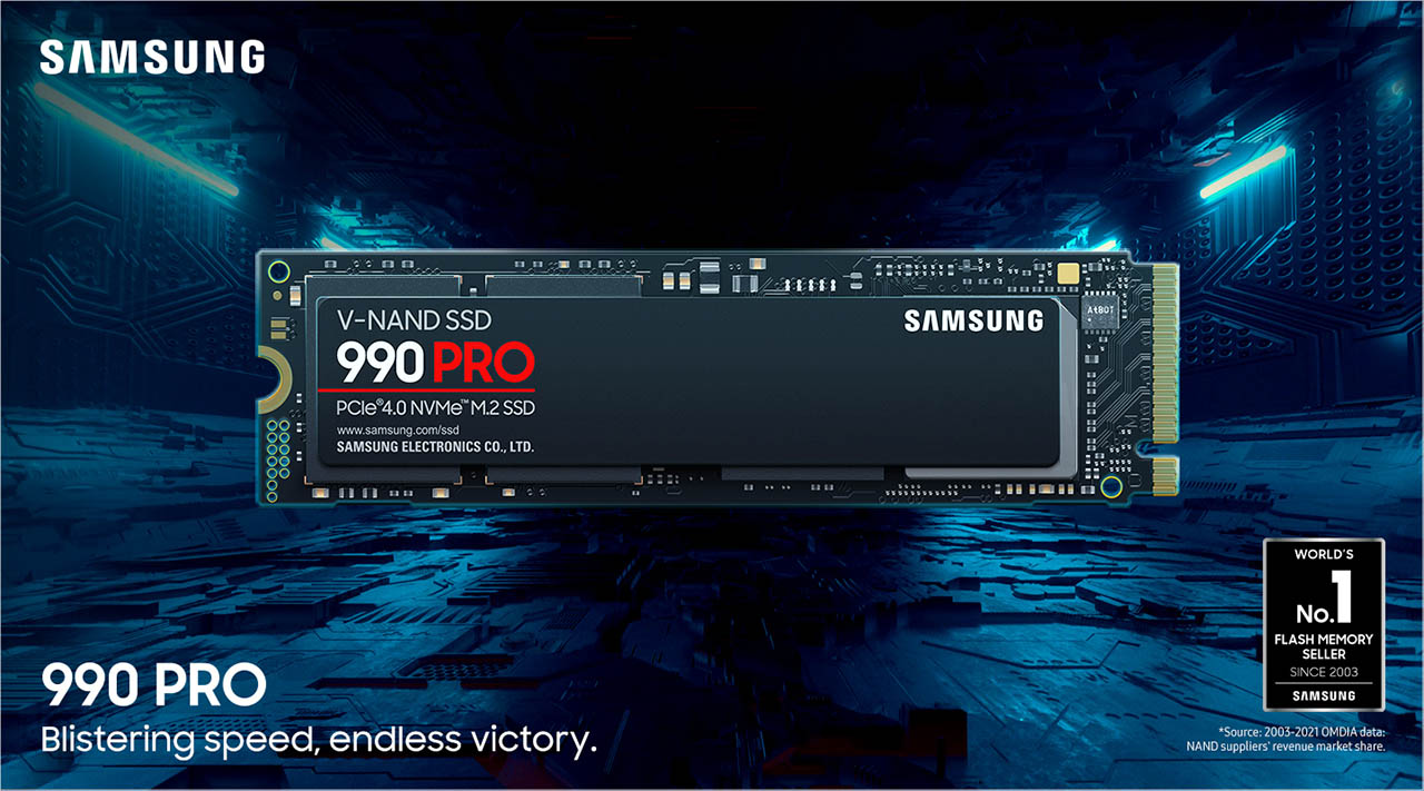 Samsung Employs its V-NAND Tech for Gaming NVMe SSD - News
