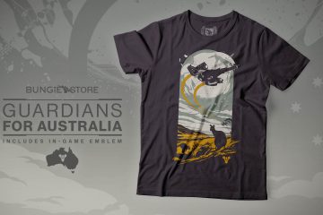 Bungie Eyes Up Guardians Australia Fire T-Shirt