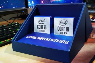 Intel i9 and i5 CPUs