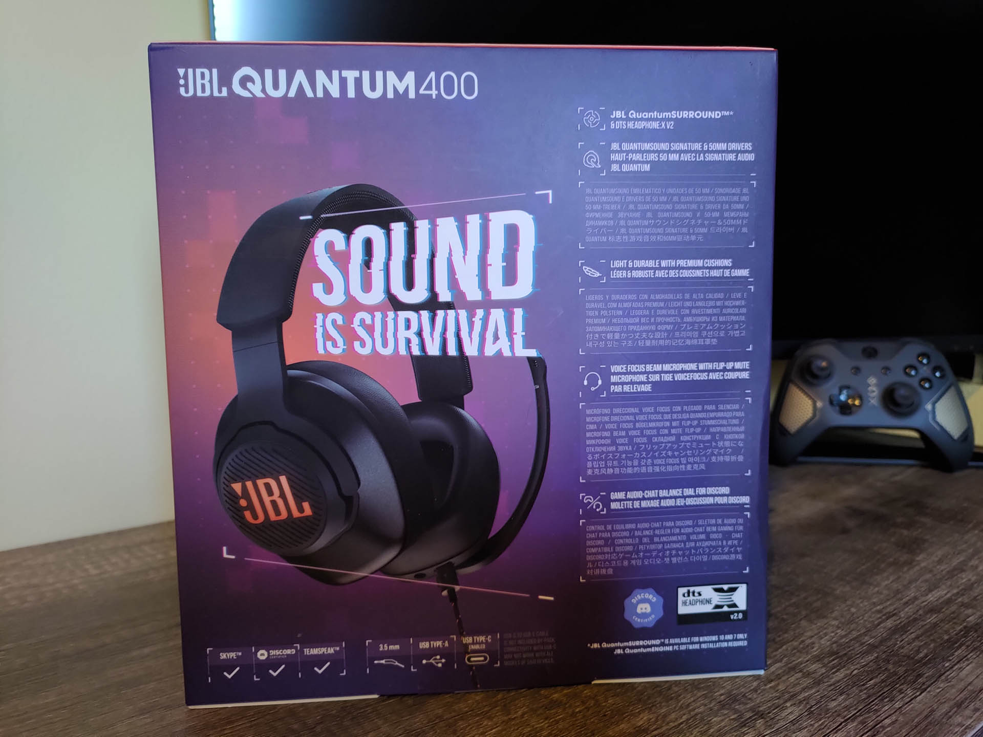 JBL QUANTUM 400 QuantumSOUND Signature