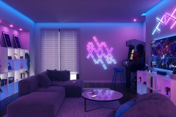 Nanoleaf Lines Gaming Area