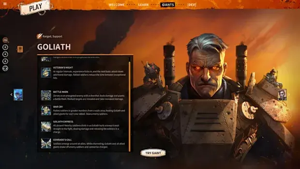 March of Giants closed alpha