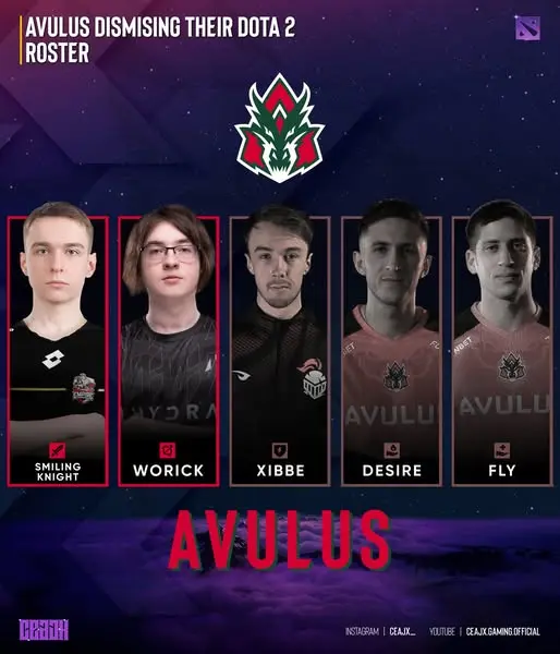 AVULUS Disbands Dota 2 Roster but Promises Return Next Season