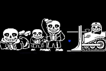 Sans Pacifist fight Undertale 10th Anniversary