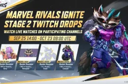 Marvel Rivals Ignite Stage 2 Twitch drops Rocket Raccoon