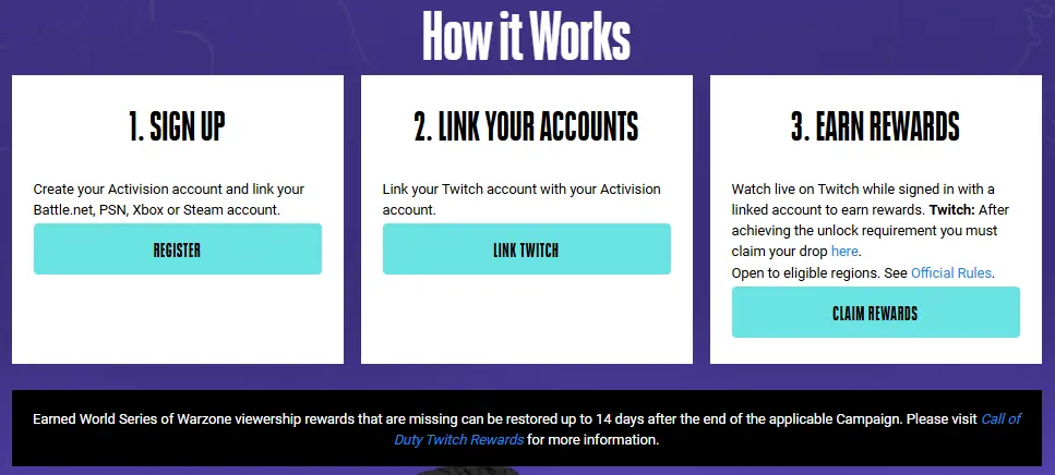World Series of Warzone 2025 Twitch drops