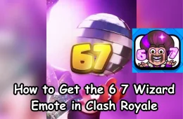 Clash Royale 6 7 Wizard emote