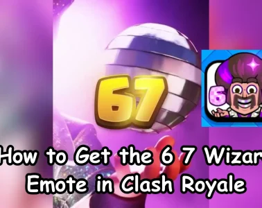 Clash Royale 6 7 Wizard emote