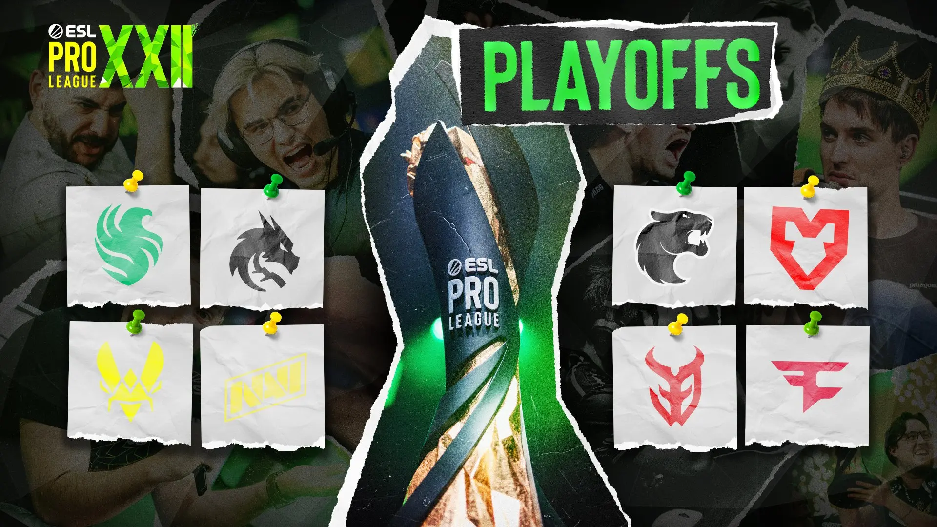 Eight Teams Locked In as ESL Pro League Season 22 Playoffs Begin
