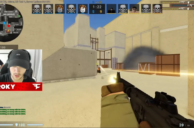 FaZe CS2 vs Roblox Counter Blox