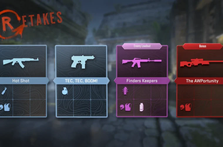 CS2 knife trade-up and retakes update