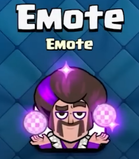 Clash Royale 6 7 Wizard emote