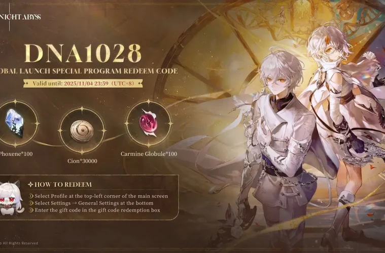 Duet Night Abyss redeem codes October 2025