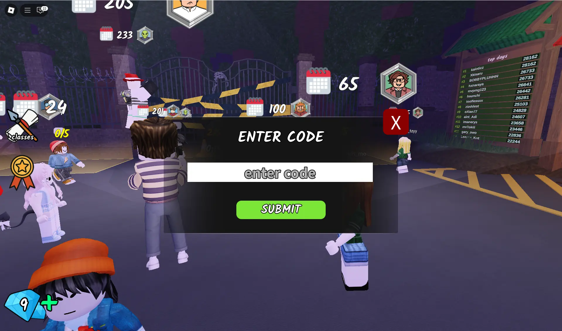 99 Nights in the Forest codes free diamonds