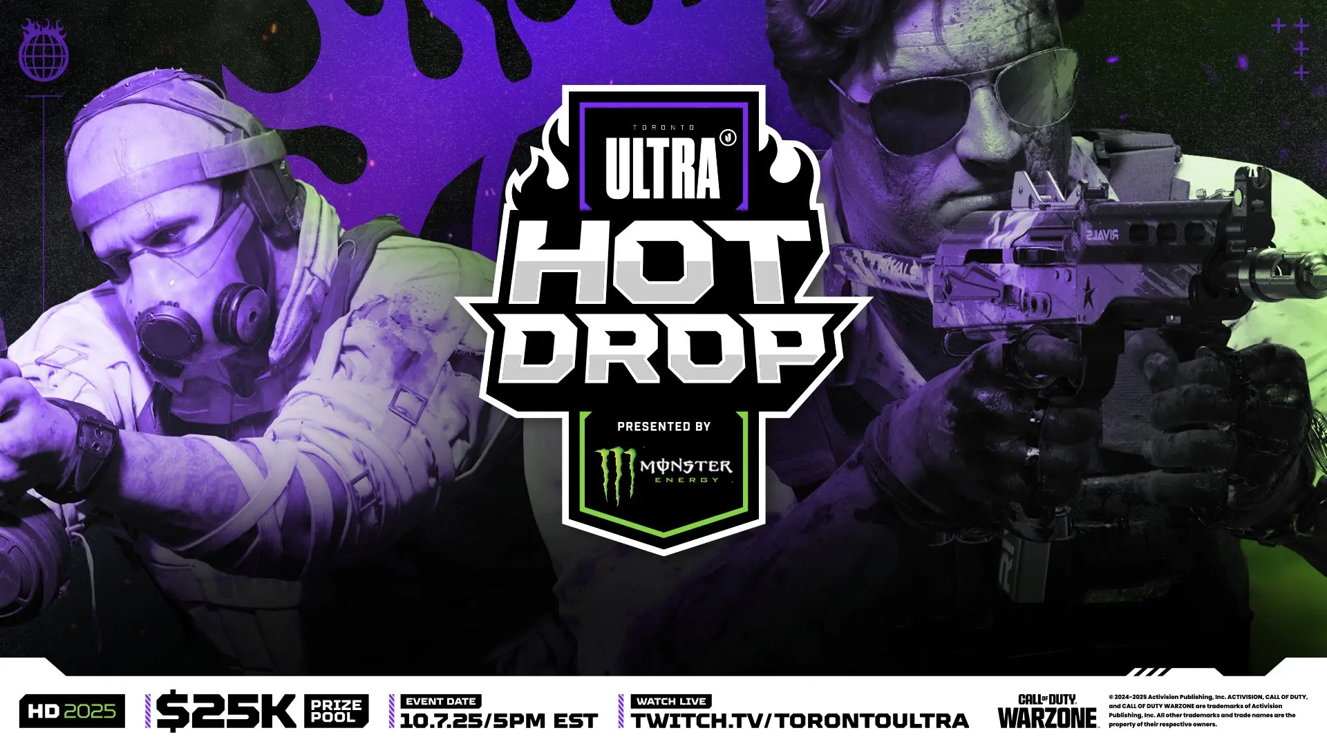 Toronto Ultra and Monster Gaming Team Up for $25,000 Warzone Hot Drop