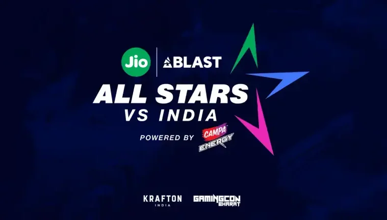 JioBLAST All Stars vs India BGMI Tournament