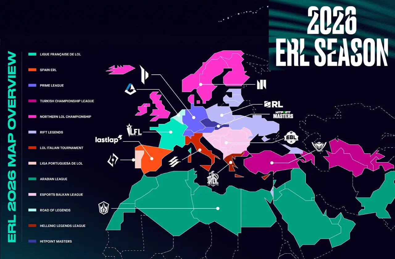 Riot Games Reveals Full 2026 ERL Season Schedule and Major Rule Changes