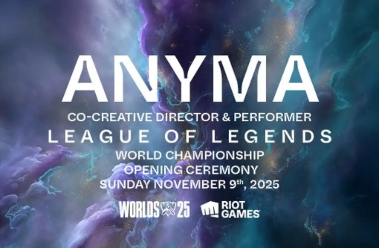 Anyma to Co-Direct and Perform at League of Legends Worlds 2025 Opening Ceremony