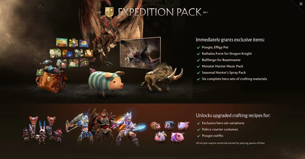 Dota 2 Monster Hunter crossover