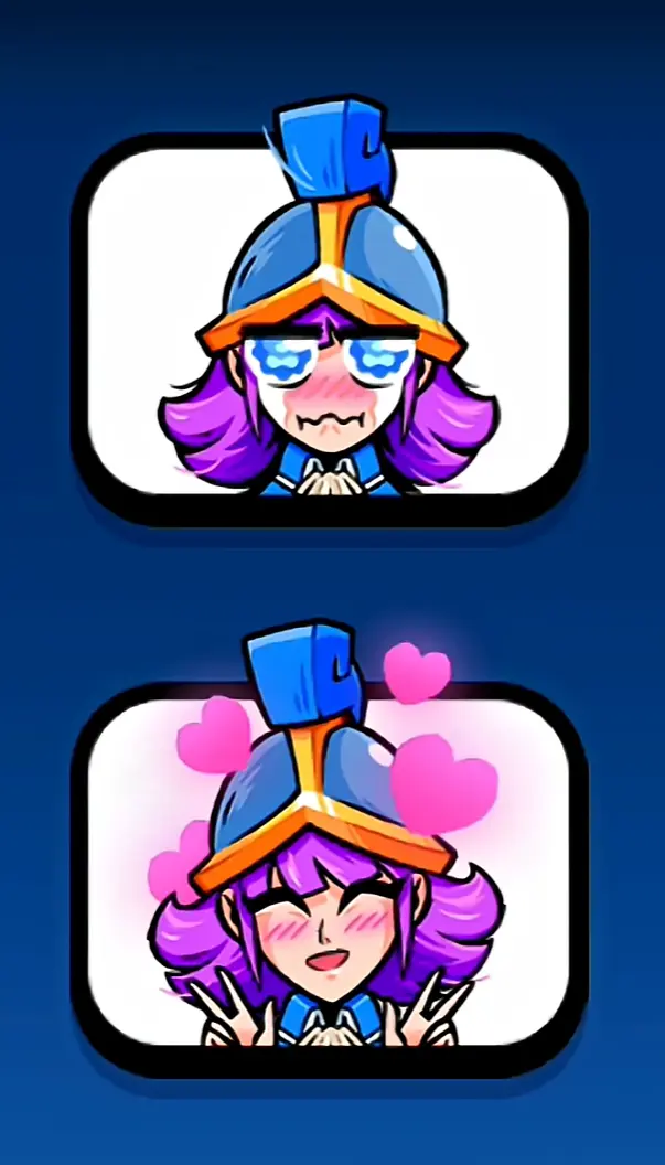 anime musketeer emote Clash Royale