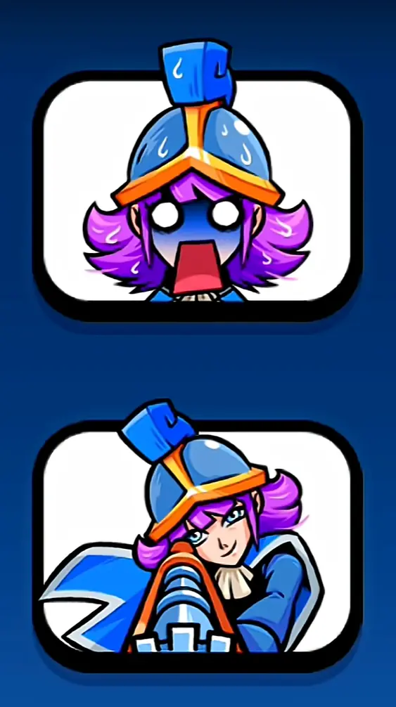 anime musketeer emote Clash Royale