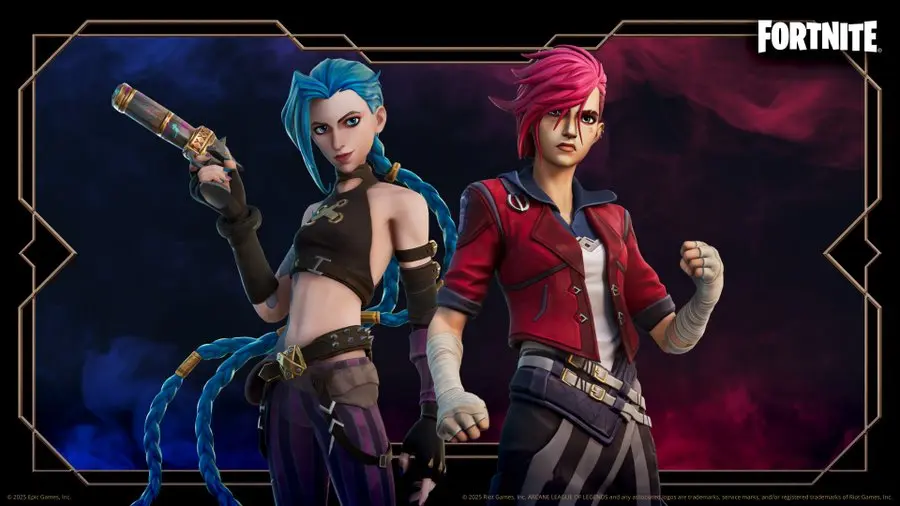 Arcane Jinx And Vi Make Their Huge Fortnite Comeback After 1,393 Days Away