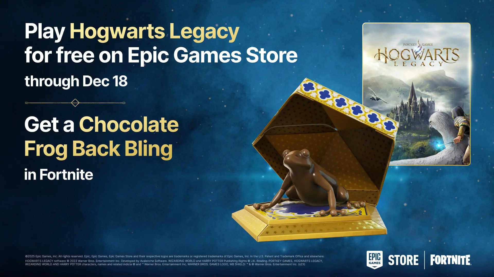 Hogwarts Legacy free Epic Games Store
