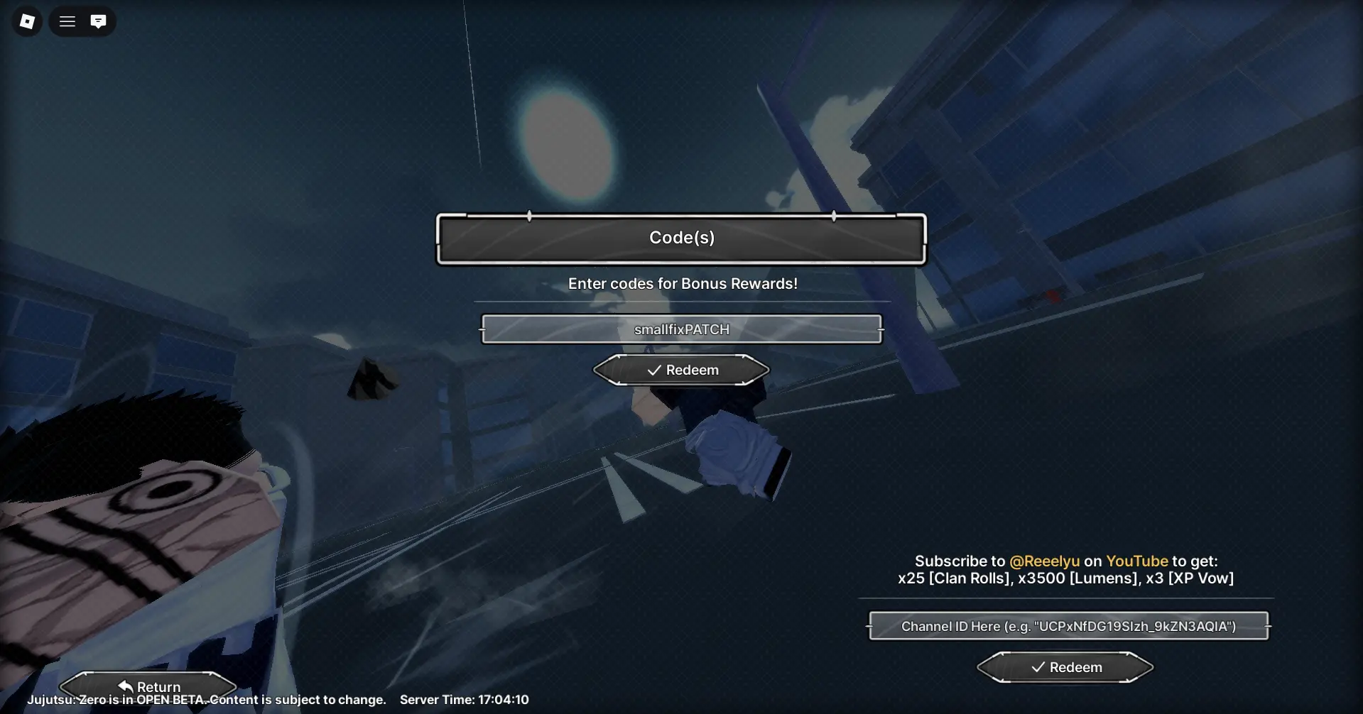 Jujutsu Zero codes December 2025