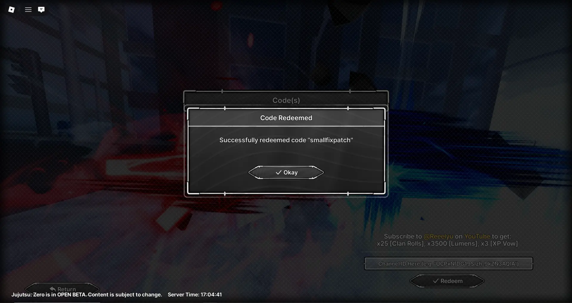 Jujutsu Zero codes December 2025