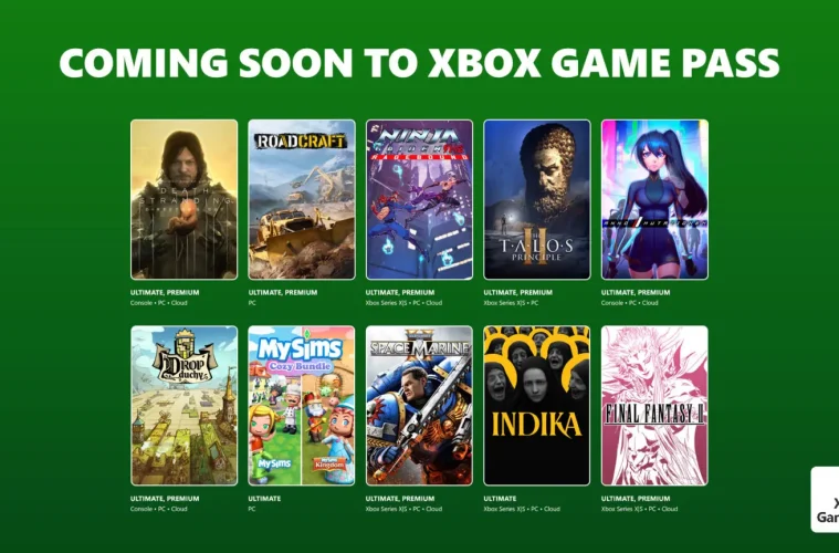 Xbox Game Pass January February 2026 games